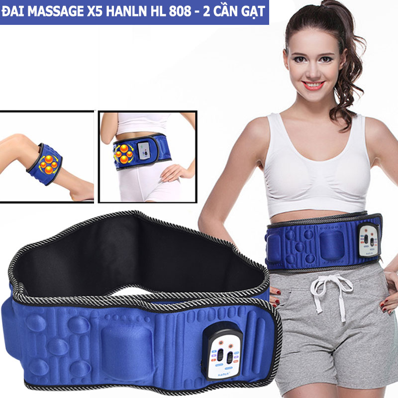 Đai massage bụng X5 Hanln HL-808 - 2 đèn hồng ngoại