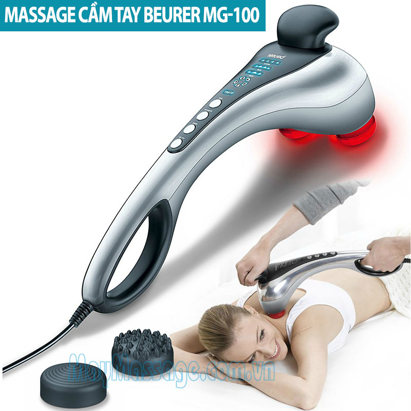 Máy massage cầm tay 2 đèn hồng ngoại Beurer MG-100