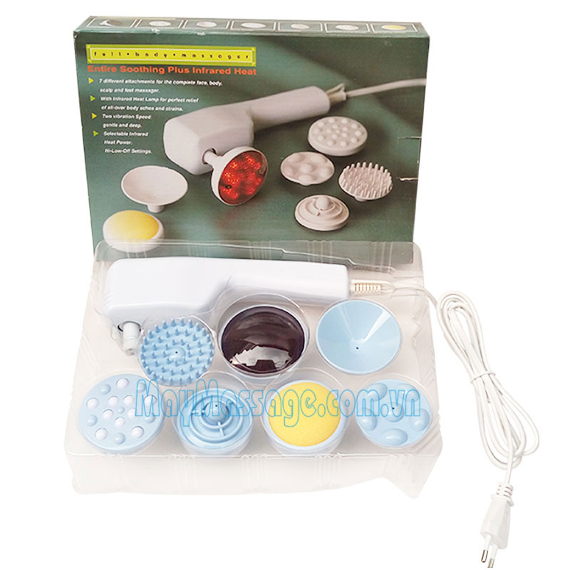 Máy massage mặt đèn hồng ngoại 7 đầu Kolvin PR-55