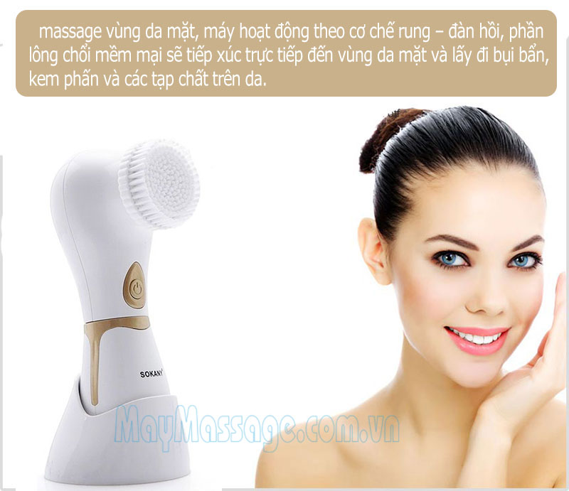 massage rửa mặt Sokany CW-X6