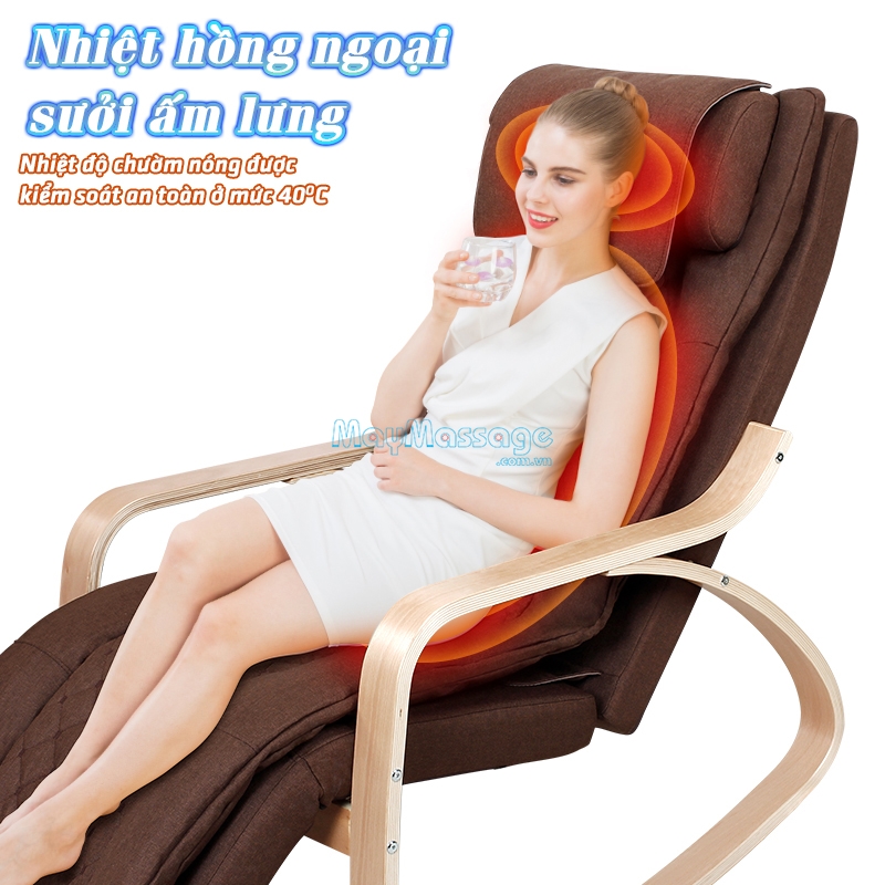Nhiệt hồng ngoại sưởi ấm thư giãn dưới 40 độ C an toàn cho người dùng