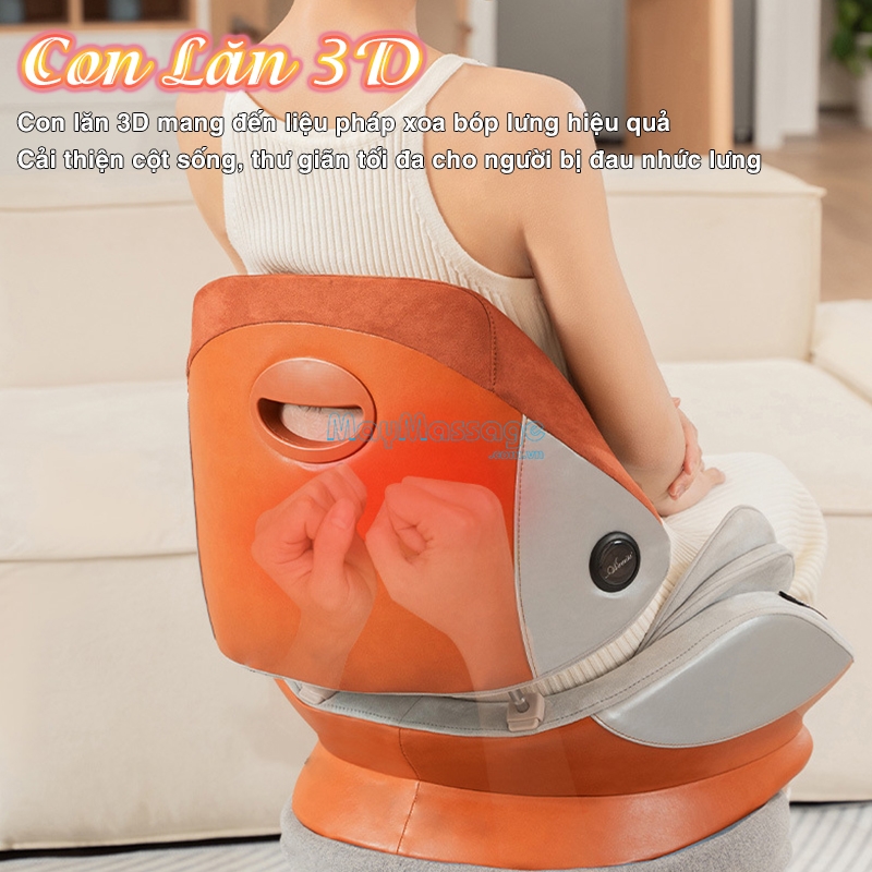 Con lăn 3D mang đến liệu pháp xoa lưng hiệu quả