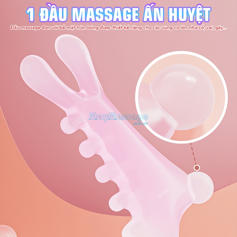 Dụng cụ massage chải cơ, ấn huyệt đa năng Nikio NK-03C3