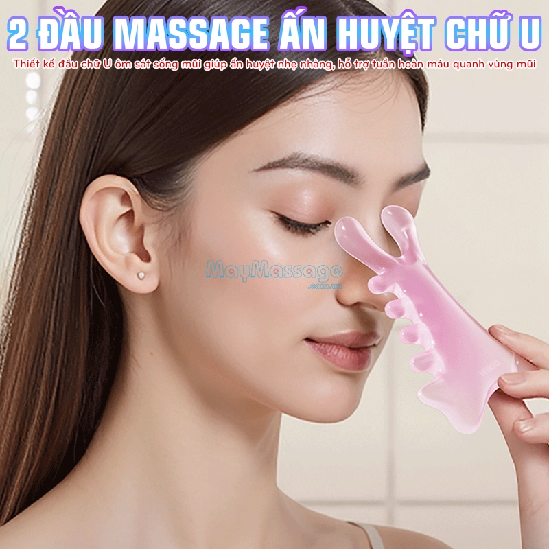 Dụng cụ massage chải cơ, ấn huyệt đa năng Nikio NK-03C3