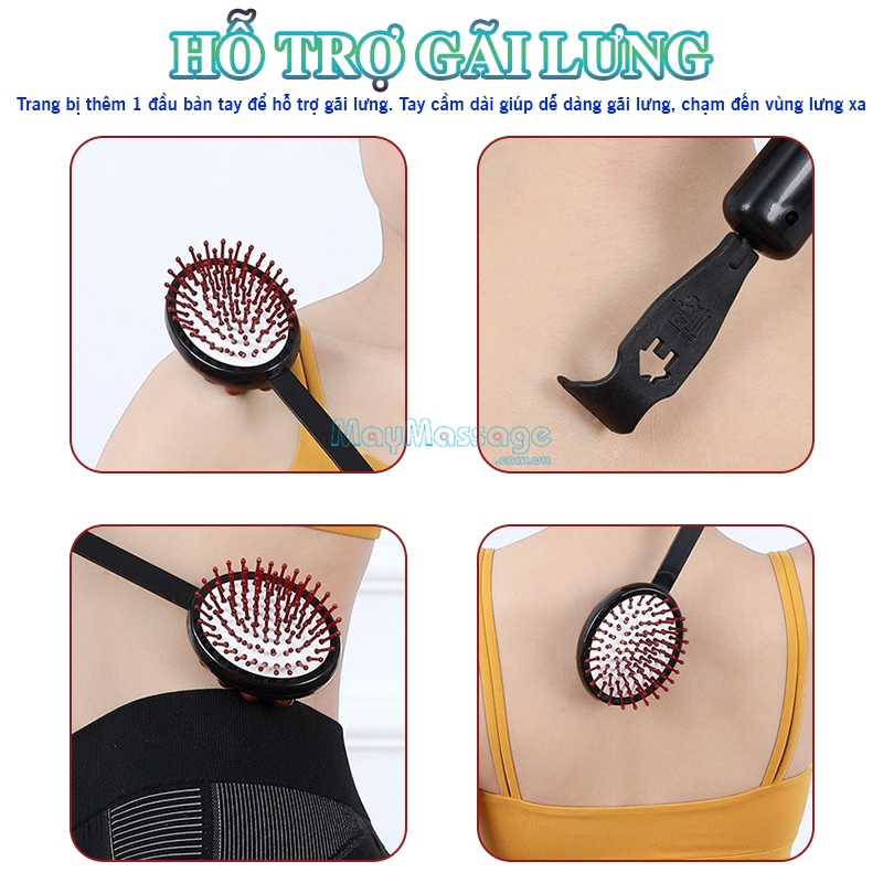 Cây đấm và gãi lưng cầm tay đa năng 2 mặt Nikio NK-08C