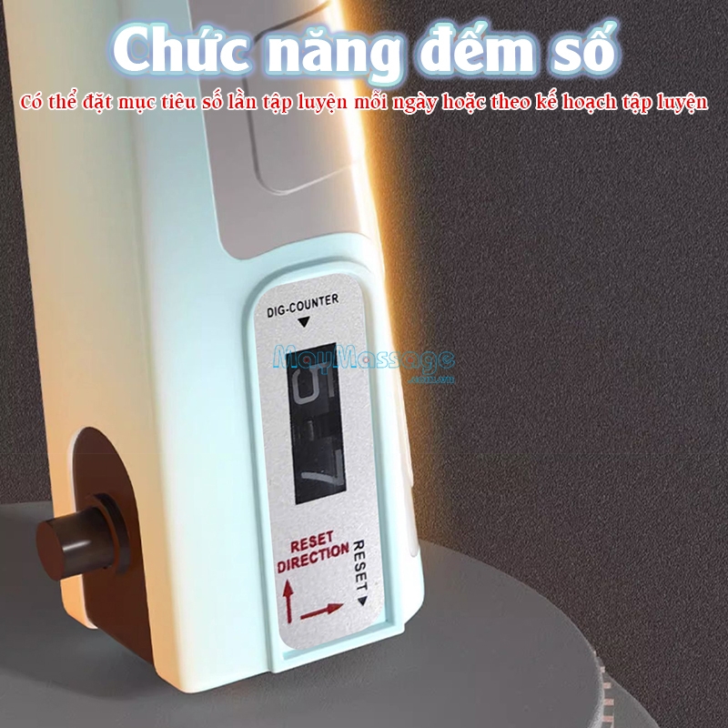 Dụng cụ bóp tay có số đếm Nikio NK-17C có chức năng đếm số giúp đạt mục tiêu nhanh hơn