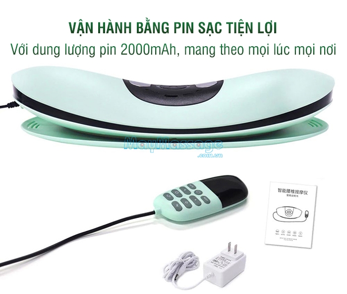 Máy massage thắt lưng nhiệt sưởi Lumbar Massager ST-1202C