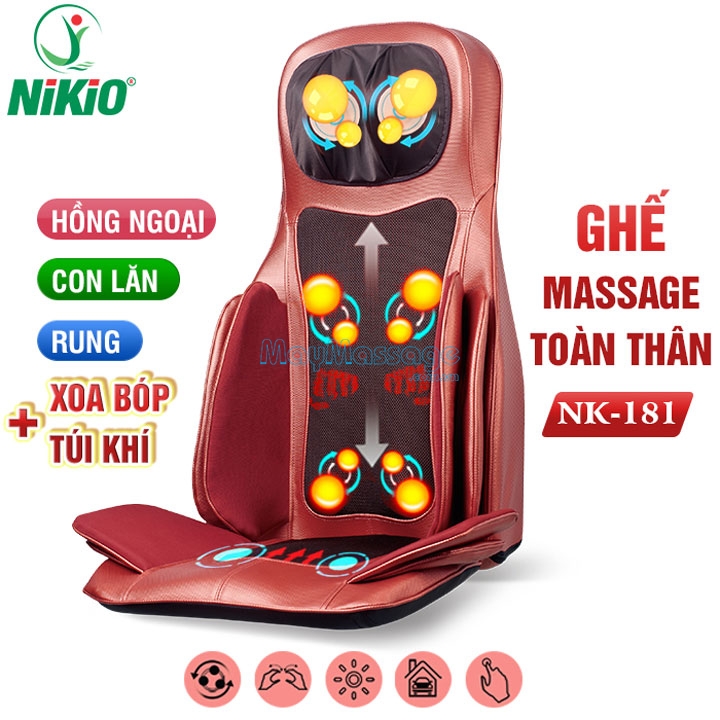 Ghế massage túi khí cao cấp Nikio NK-181