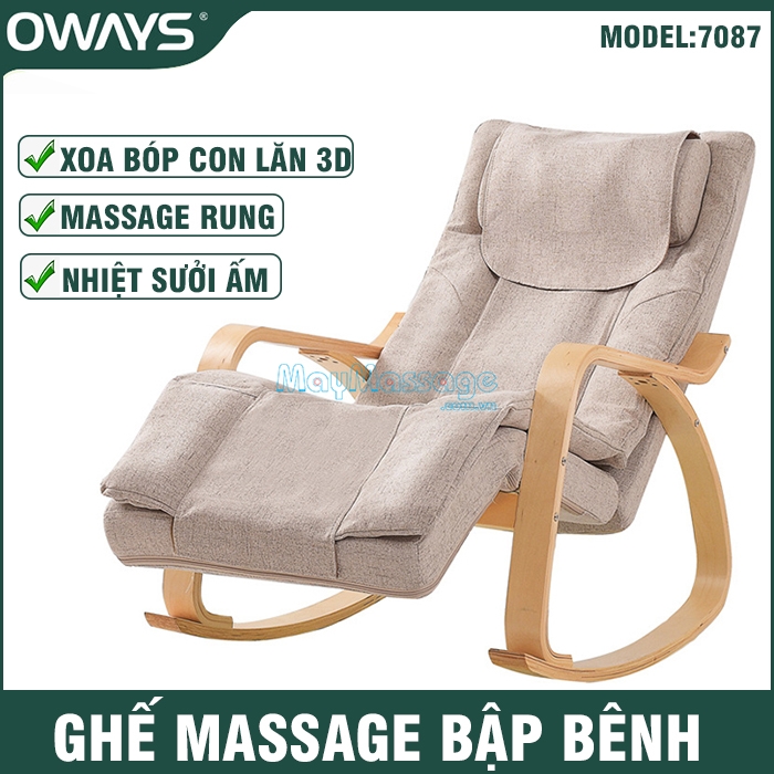 Ghế massage toàn thân bập bênh thư giãn Oways 7087