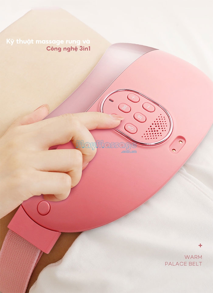 máy massage bụng Ming Zhen MZ-678M mát xa rung 3 in 1