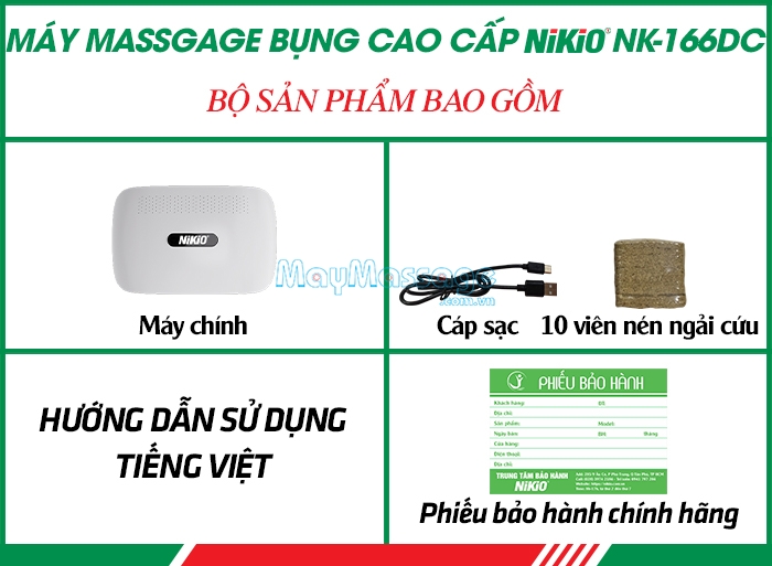 Bộ sản phẩm bao gồm Nikio NK-166DC