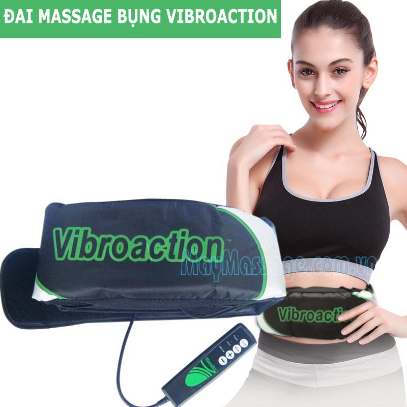 Đai massage giảm mỡ bụng Vibroaction