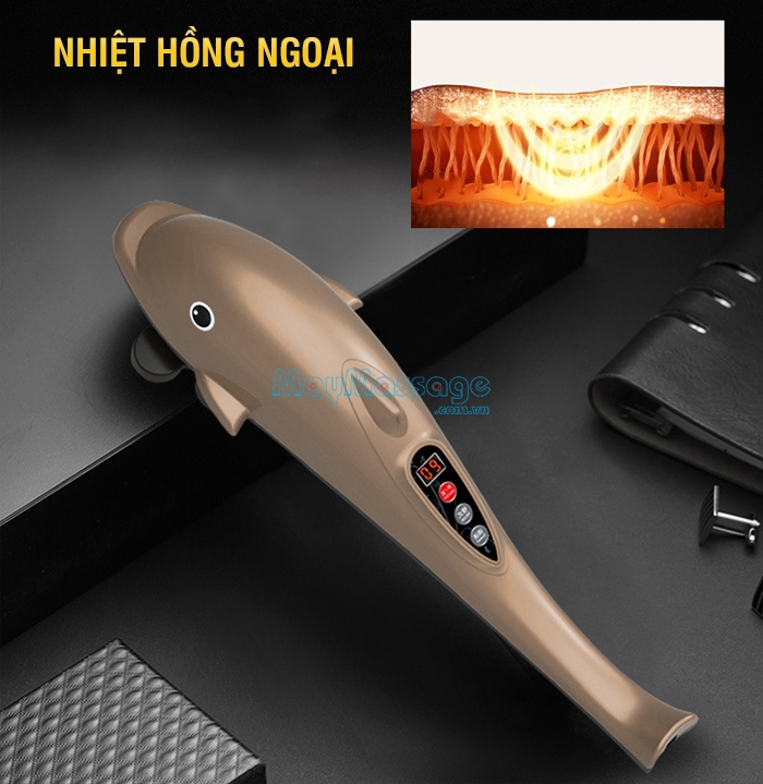 Máy massage cá heo 7 đầu Nikio NK-178