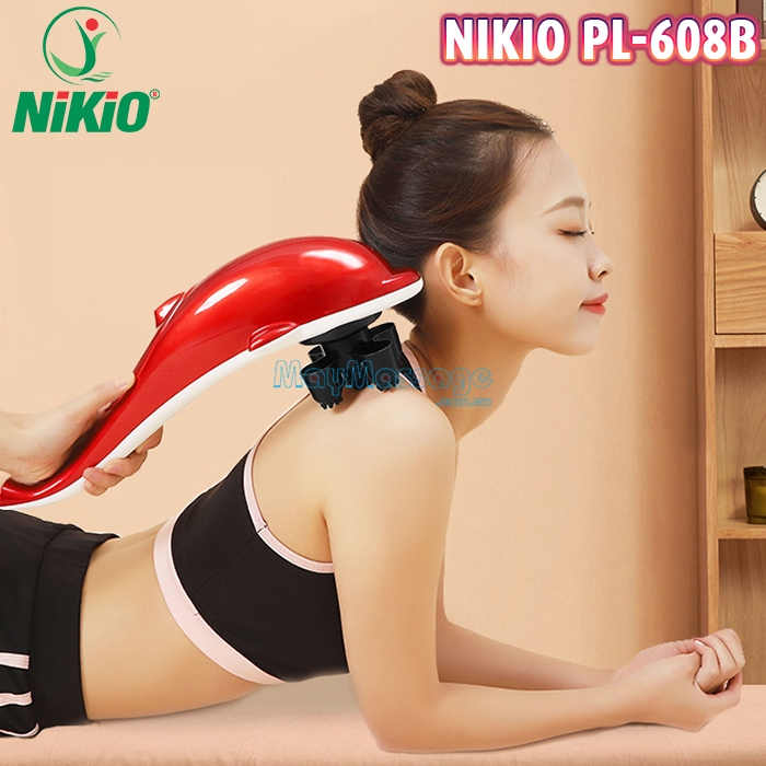 Máy massage cầm tay cá heo Nikio PL-608B