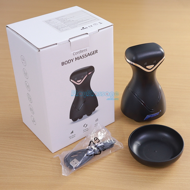 M&aacute;y massage cầm tay pin sạc 1200 mAh Puli PL-671DC