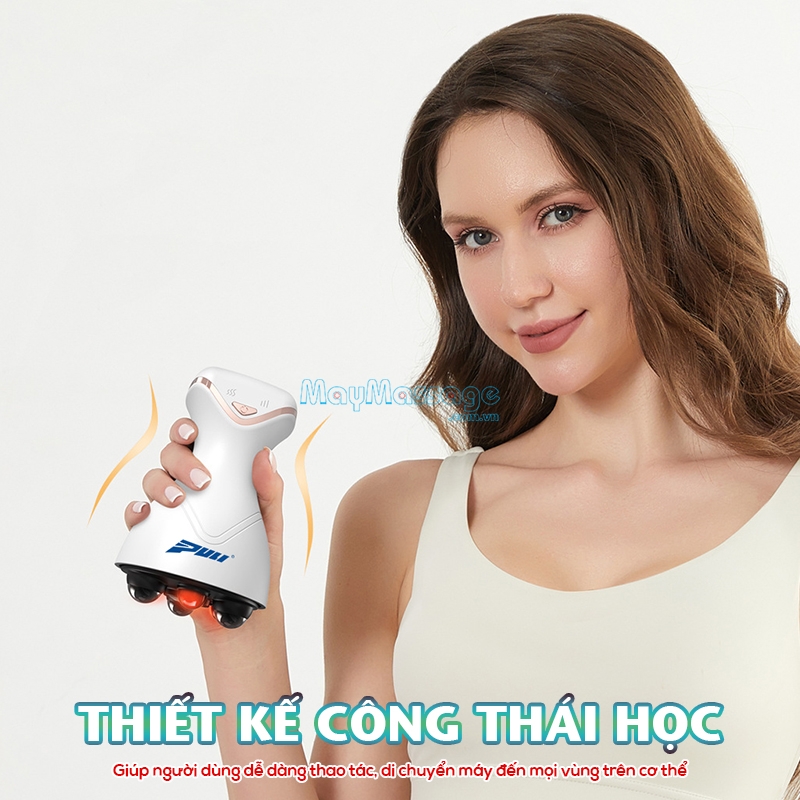 Máy massage cầm tay thiết kế công thái học Puli PL-671DC