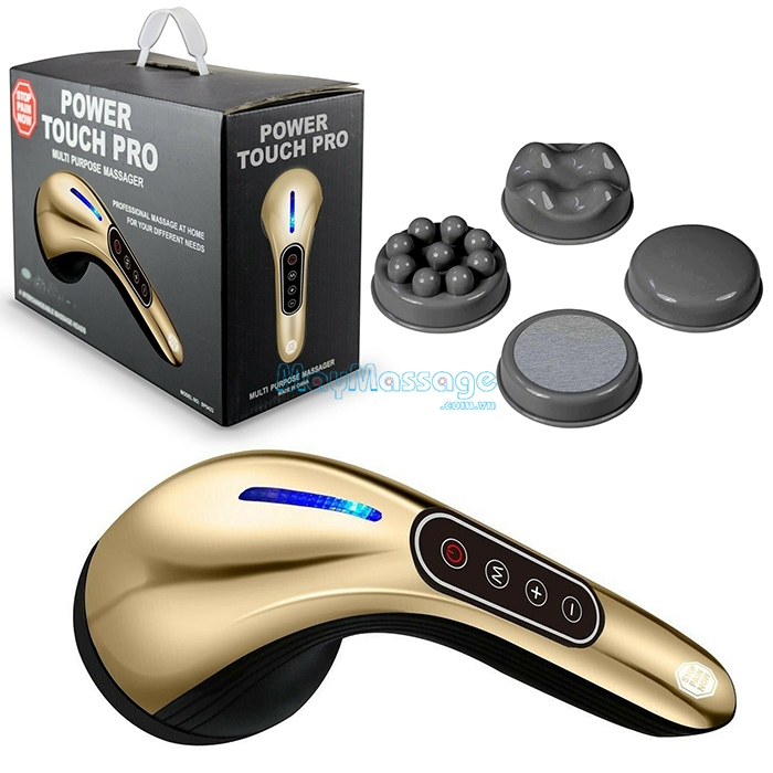 Máy massage cầm tay pin sạc Power Touch Pro SP0422 - 4 đầu