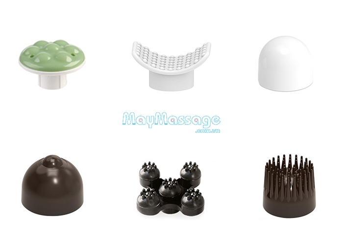 Máy massage cầm tay với 6 đầu massage Puli PL-606B