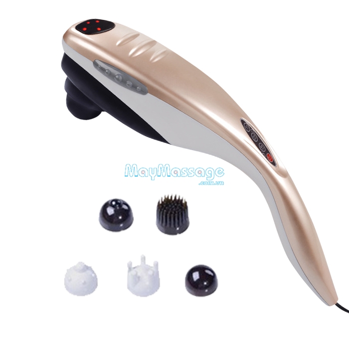 M&aacute;y massage cầm tay 6 đầu massage thay thế Puli PL-610B 