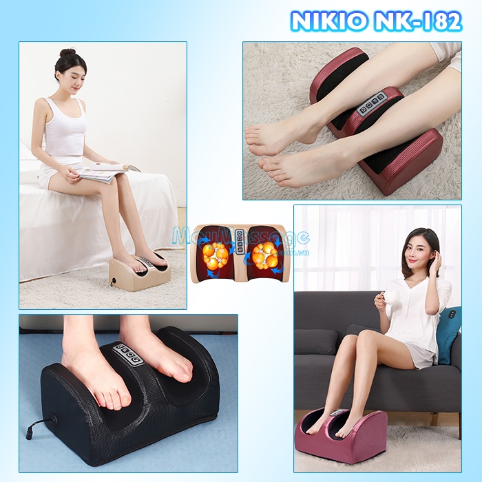 Máy massage lòng bàn chân với những đặc điểm nổi bật Nikio NK-182