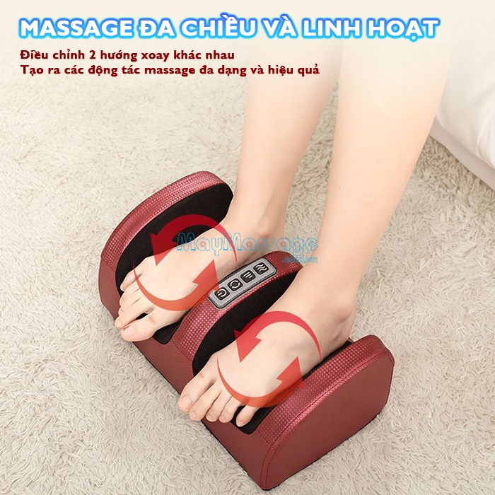 Máy massage lòng bàn chân massage đa chiều linh hoạt Nikio NK-182