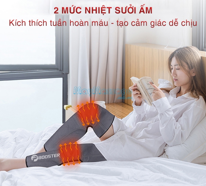 máy massage chân nhiệt nóng trị liệu mỏi khớp đầu gối ST-502C