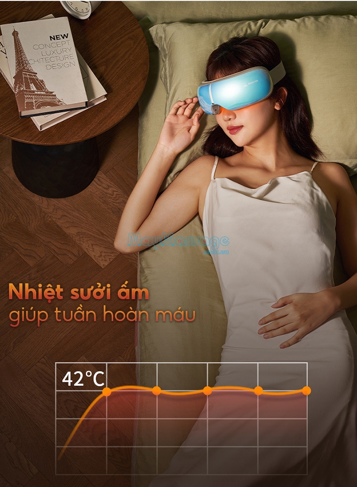 Máy massage mắt áp suất khí Booster H1
