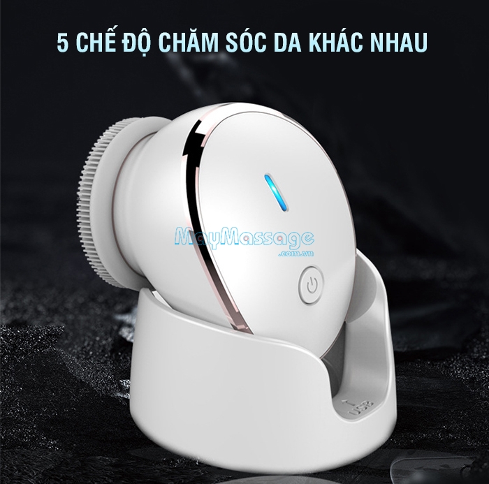 M&aacute;y massage rửa mặt đa năng