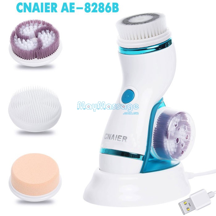 Máy massage và rửa mặt pin sạc cao cấp CNAIER AE-8286B