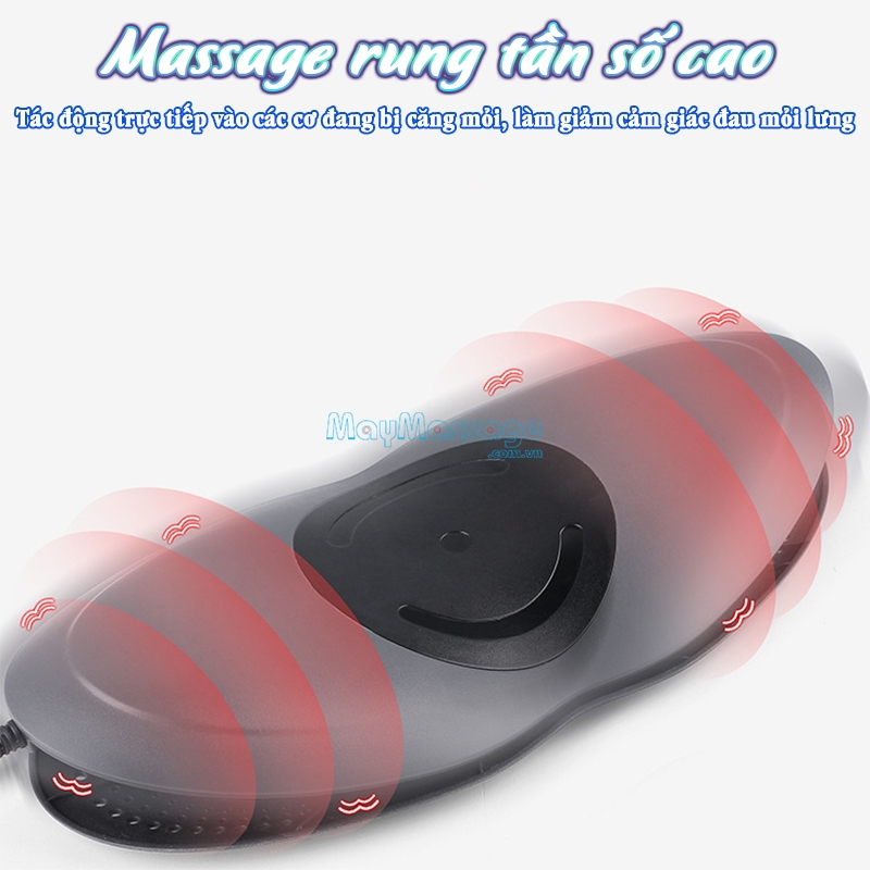 Máy massage thắt lưng Nikio ST-1201 sử dụng chế độ rung ở tần số cao