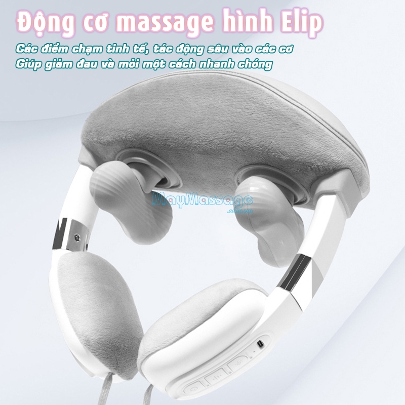 Động cơ massage hình Elip ôm sát vào cổ