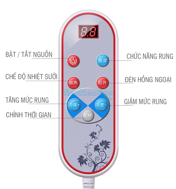 Máy massage cổ vai gáy hồng ngoại YIJIA YJ-303
