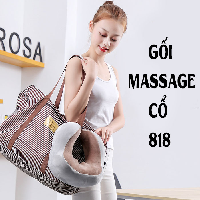 Gối ngủ massage điều trị đau mỏi