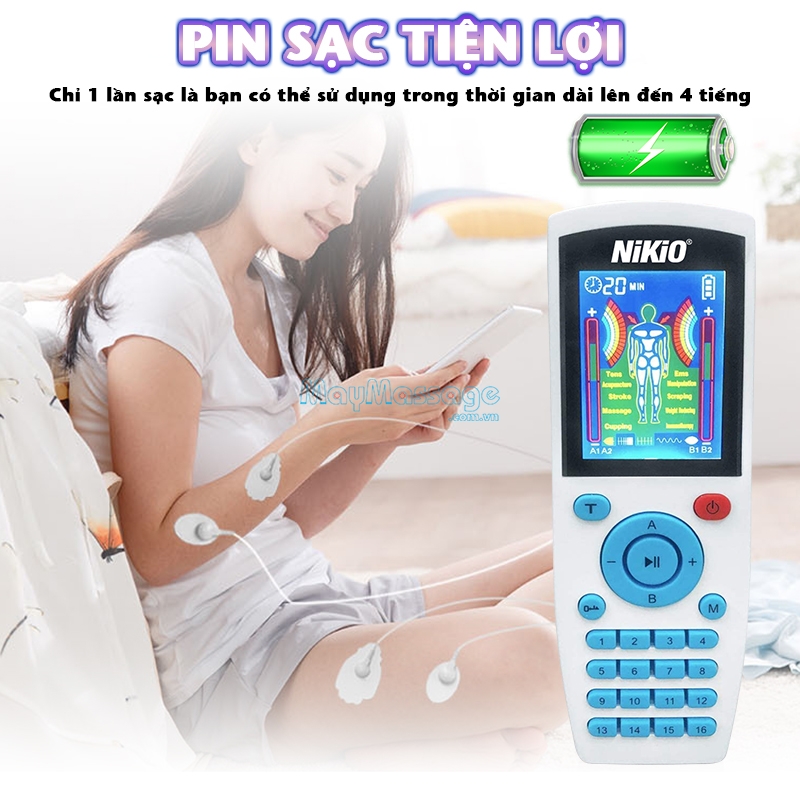 Pin Li-on làm tăng tuổi máy và kéo dài thời gian sử dụng 