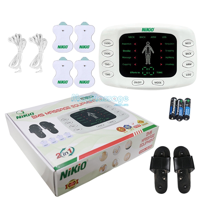 Máy massage xung điện pin tiện lợi Nikio NK-105