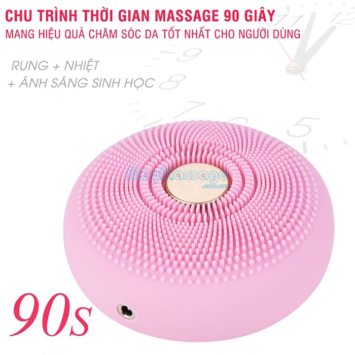 Máy rửa mặt kết hợp massage làm đẹp da 2in1 Ultra Top Secret