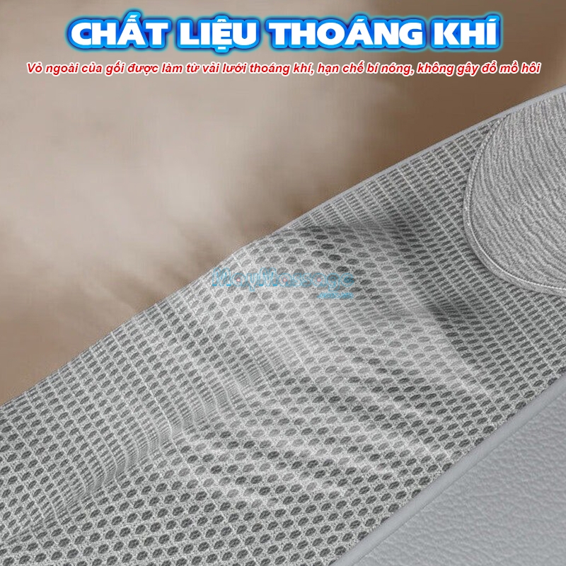 Gối massage hồng ngoại đa năng pin sạc Nikio NK-137 - Massaage cổ vai gáy, lưng, tay chân