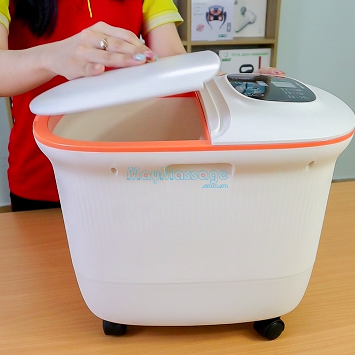 Bồn ngâm chân massage bánh xe di chuyển Nikio NK-195 new