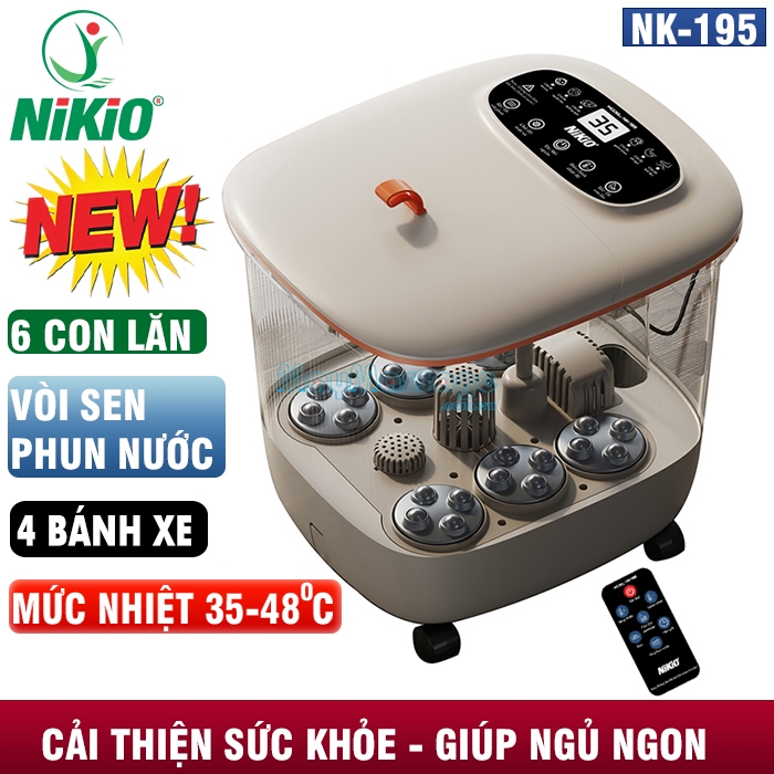 Bồn ngâm chân massage Nikio NK-195