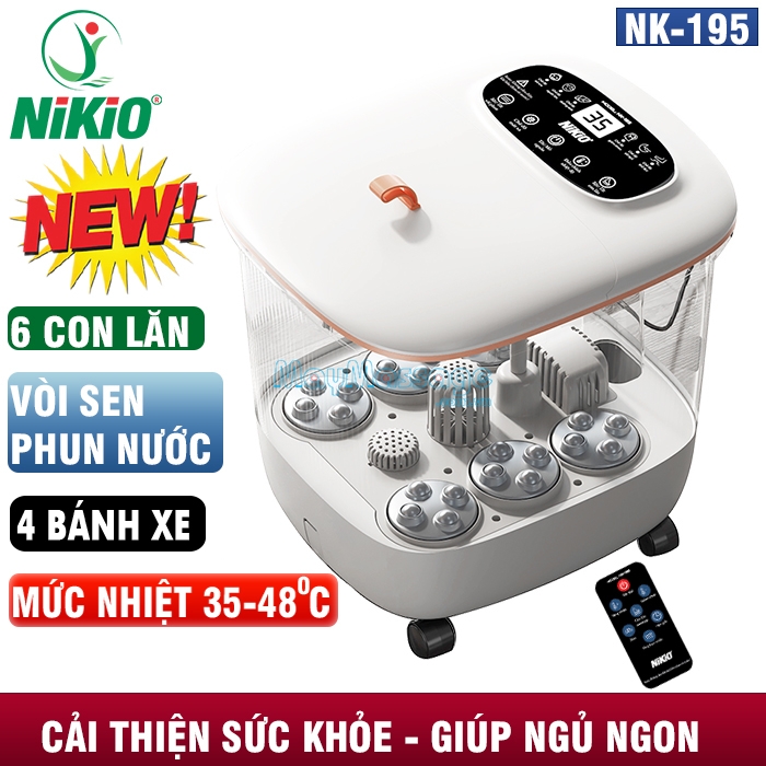 Bồn ngâm chân massage Nikio NK-195