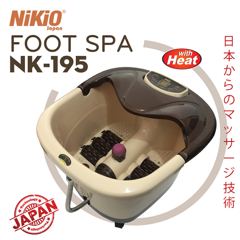 Bồn ngâm massage chân Nhật Bản Nikio NK-195