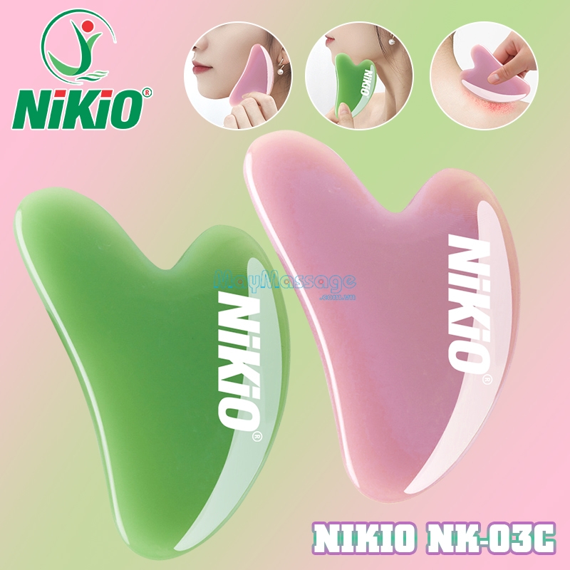 Đồ cạo gió Nikio NK-03C có thiết kế bề mặt láng mịn dễ sử dụng