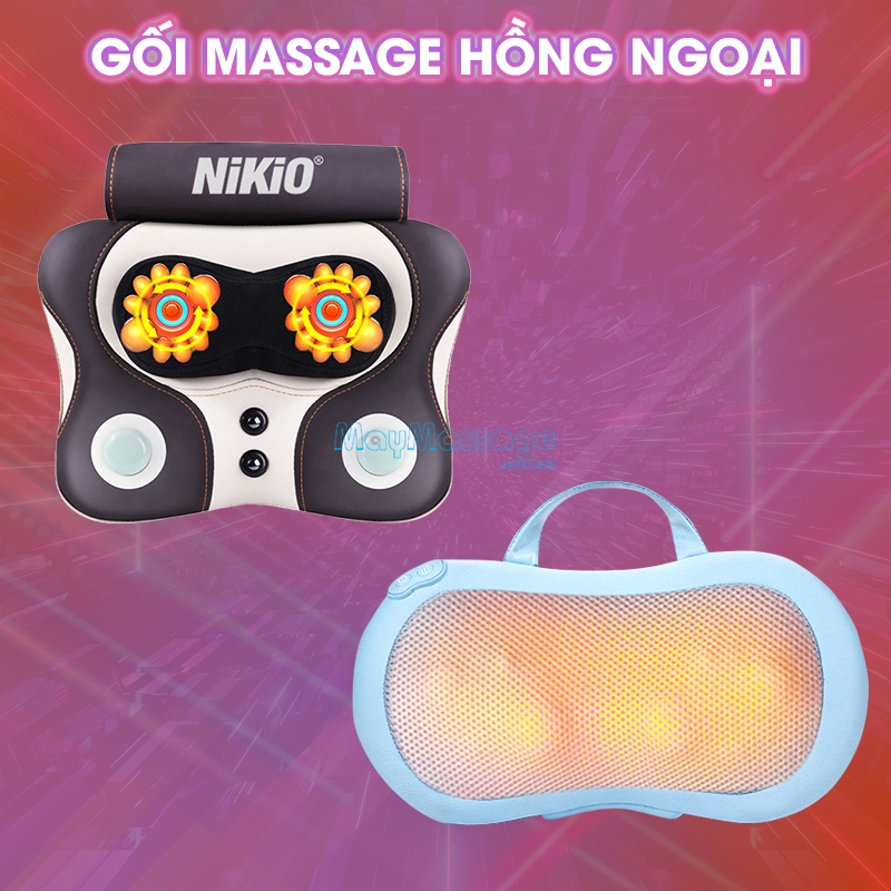 Gối massage hồng ngoại