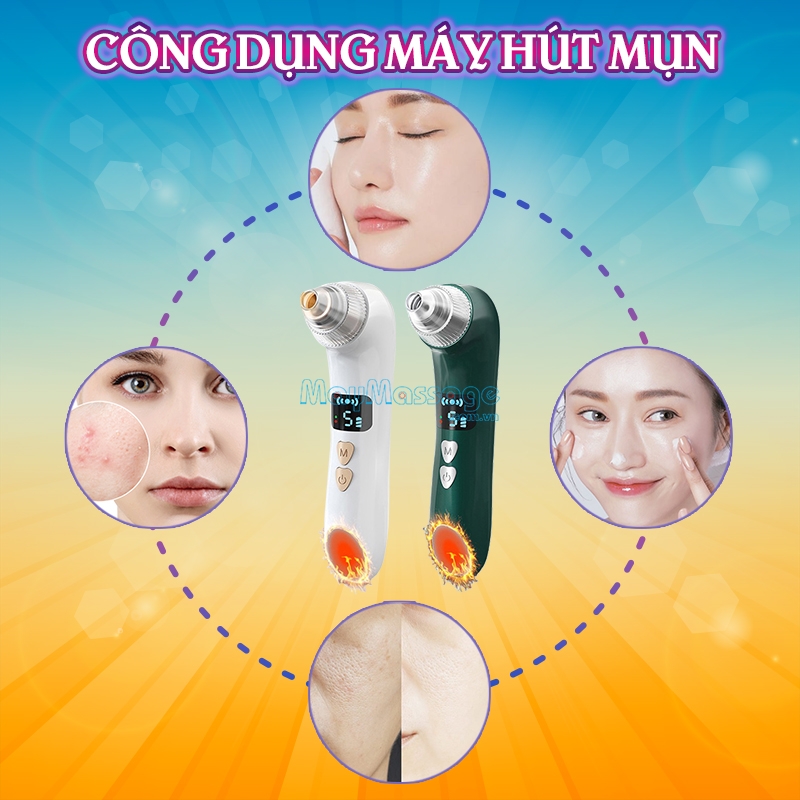 Công dụng máy hút mụn