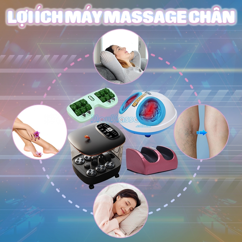 Lợi ích sử dụng máy massage chân