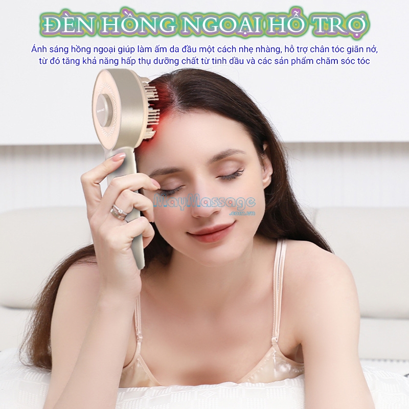 Đ&egrave;n hồng ngoại hỗ trợ k&iacute;ch th&iacute;ch nang t&oacute;c