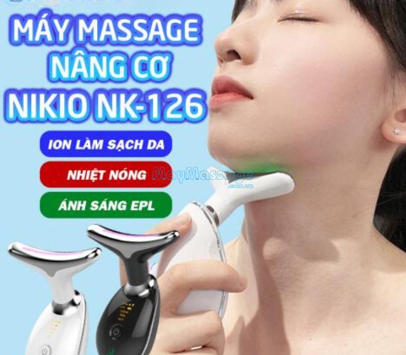 Máy massage Nikio NK-126 giúp da sáng khỏe, rạng ngời