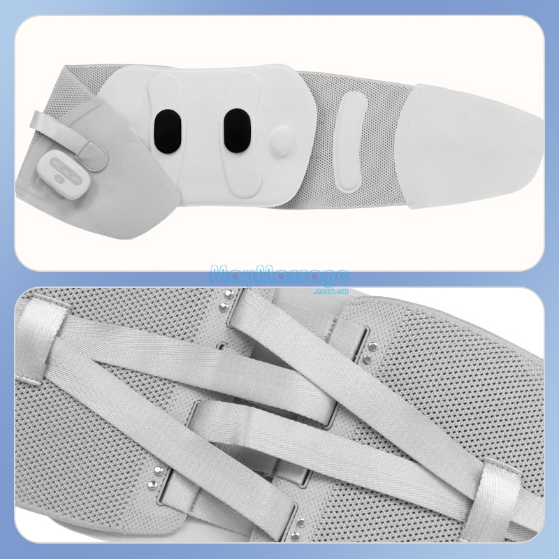Máy massage định hình cơ thể dạng đai Booster Boluojun ST-1208 có khóa Velcro phù hợp cho mọi vóc dáng cơ thể