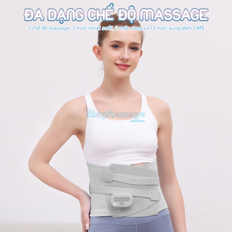 Máy massage định hình cơ thể dạng đai Booster Boluojun ST-1208 có đa dạng chế độ khác nhau