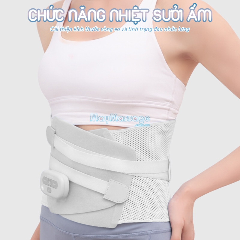 Máy massage định hình cơ thể dạng đai Booster Boluojun ST-1208 sử dụng chức năng nhiệt sưởi ấm giúp cải thiện kích thước vòng eo
